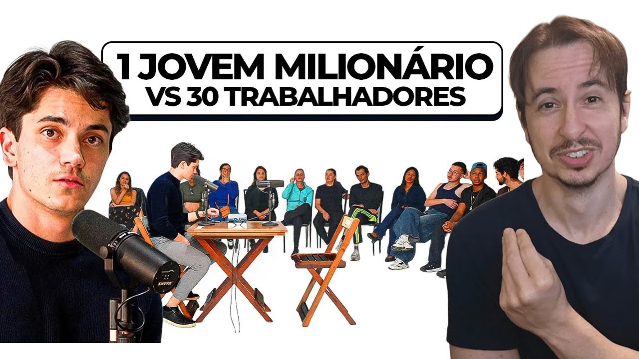 1 Milionário vs 30 Trabalhadores. Debate - É engraçado ou irritante? React Top Ações