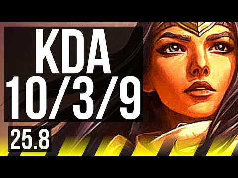 SIVIR & Sona vs TRISTANA & Fiddlesticks (ADC) | Rank 4 Sivir, 10/3/9 | EUW Challenger | 25.8