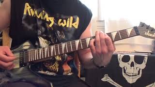 Running wild -  Roaring thunder (Guitar cover)