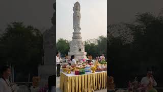 เจ้าแม่กวนอิม ๓พระพักตร์ หยกขาว