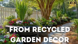 🌿 DIY Garden Decor from Recycled Materials: Creative Upcycling Ideas for Every Backyard