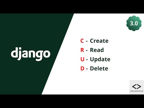 Create crud application with Django 3, Bootstrap 4 and SQLite - Part 1