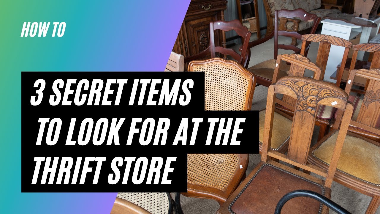 3 secret items to look for at the Thrift Store #thriftstore #interiordesign #homedecor - YouTube