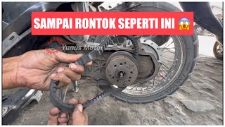 Causes of the Mio CVT making a rough and noisy sound