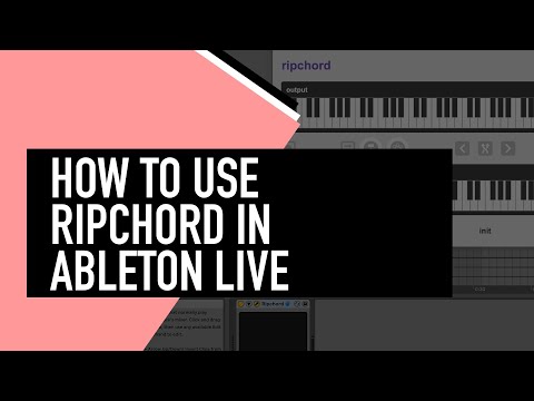 How to use Ripchord in Ableton Live 11 | Make Chord Progressions Easily!