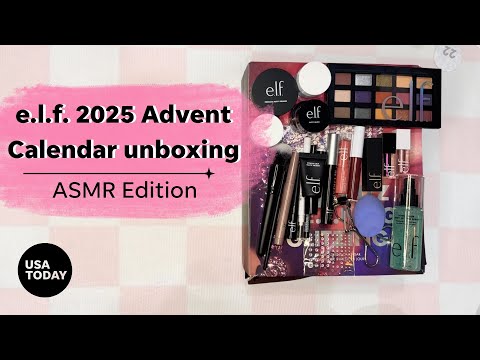 e.l.f. 2025 Advent Calendar AMSR Unboxing