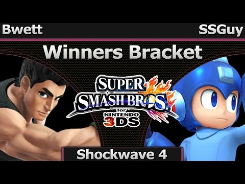 Shockwave 4 Smash 3DS - Bwett (Little Mac) vs SSGuy (Megaman) - Winners Bracket