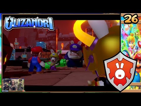 Mario + Rabbids Kingdom Battle - The Castle Guards, Bwario, Bwaluigi & The Lava Queen - Episode 26