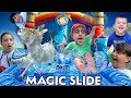 SLIDING on MAGIC SLIDES w/ Teleporting Mike (FV Family Vlog) SLIDING on MAGIC SLIDES w/ Teleporting Mike (FV Family Vlog)