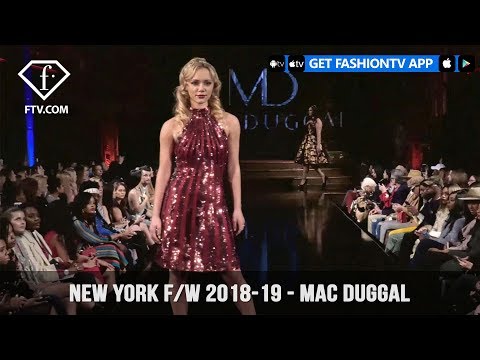 New York Fashion Week Fall/Winter 18 19 - Art Hearts Fashion - Mac Duggal | FashionTV | FTV