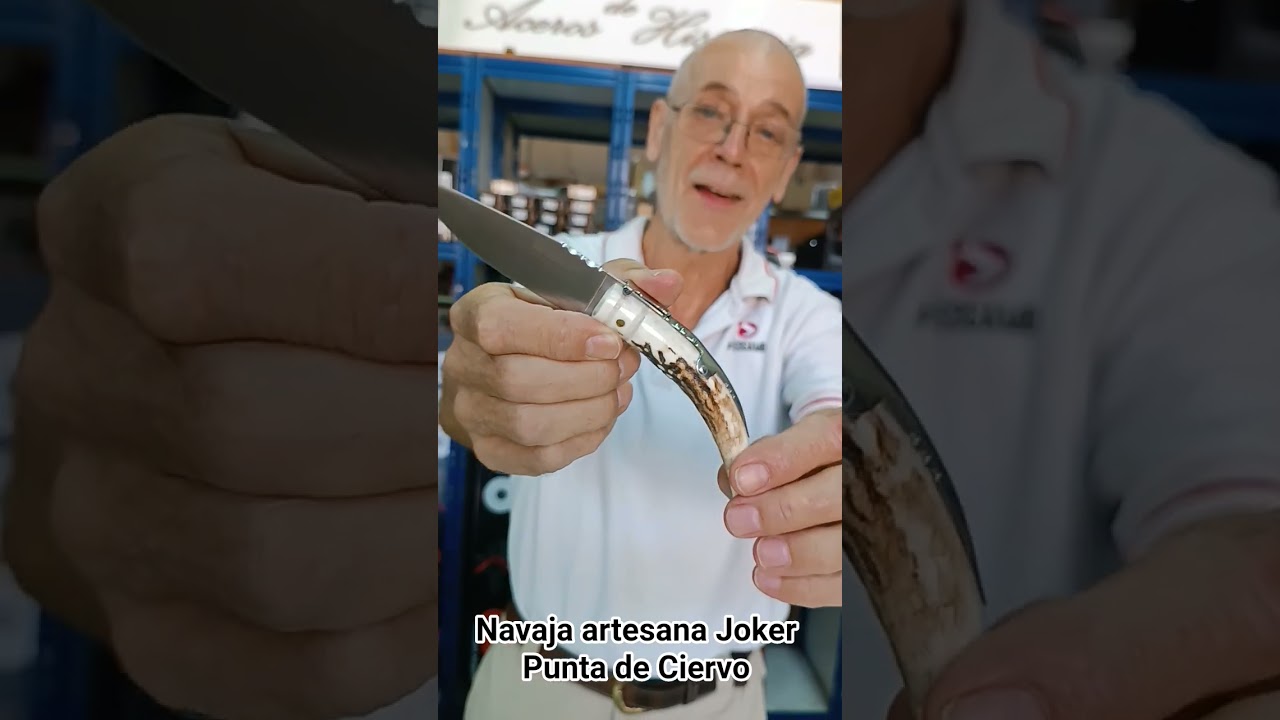 LAMA DI COLTELLO A PUNTA DI CERVO 8,5 CM.