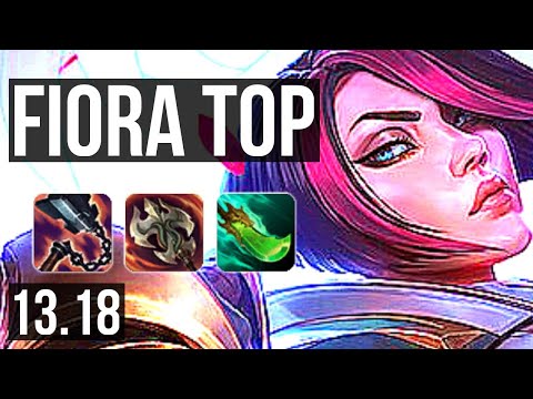 FIORA vs DARIUS (TOP) | Rank 6 Fiora, 17/2/7, Godlike | NA Challenger | 13.18