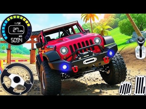 Cargo Jeep Drive Offroad 3D Simulator - Real Luxury SUV 4x4 Hummer Driving - Android Gameplay 
