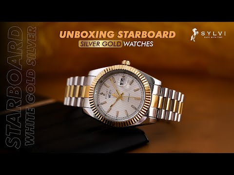 Sylvi Starboard Silver Gold Watch – Unboxing Watch