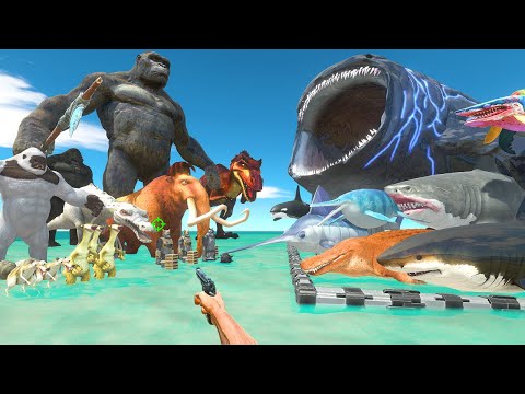 FPS Avatar Rescues Sea Monsters and Fights Primates and Ice Age - Animal Revolt Battle Simulator