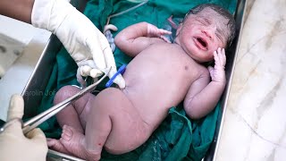 LIVE BIRTH VLOG  BABY DELIVERY IN INDIA  CUTE BABY