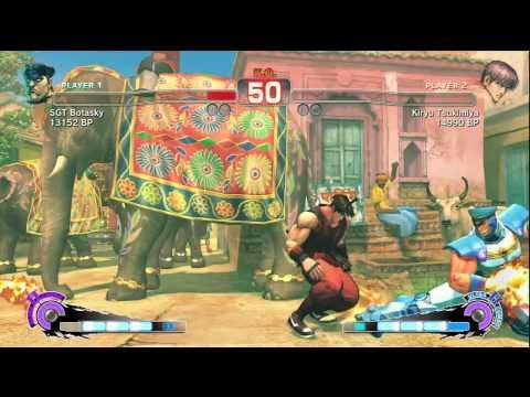 SSF4: SGT Botasky (Dictator) VS Kiryu Tsukimiya (Guy)