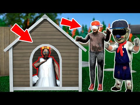 Granny vs Grandpa vs Ice Scream - hide and seek - funny horror school animation (p.54)