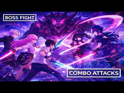 Insane Combo Chain & Elemental Bursts, Eternights [boss Fight] HD Gameplay