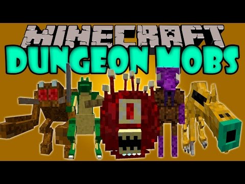 Old AN7HONY96 -  DUNGEON MOBS MOD - More Danger for Your World!!  - Minecraft mod 1.6.4 and 1.7.10 Review ESPAÑOL