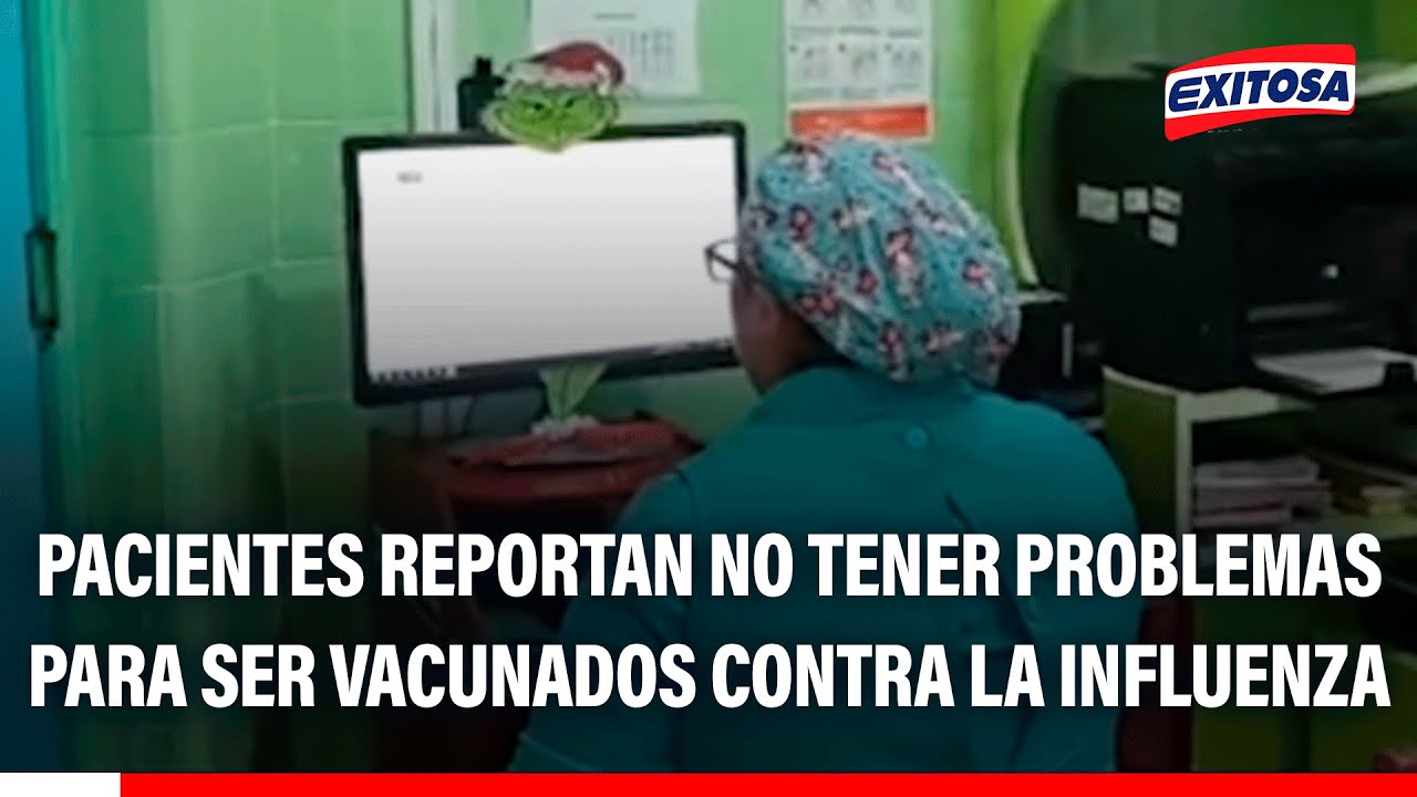 🔴🔵 Huancayo: Pacientes reportan no tener problemas para ser vacunados contra la influenza