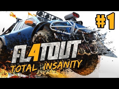 FlatOut 4: Total Insanity - Walkthrough - Part 1 - Derby Rookie Cup (PS4 Pro HD) [1080p60FPS]