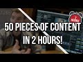 HOW YOUR BAND CAN MAKE 50 PIECES OF CONTENT IN 2 HOURS! - (Not Clickbait!)