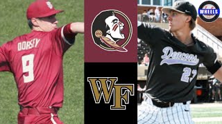 #8 Florida State vs #12 Wake Forest Highlights (Crazy!) | G2 | 2024 College Baseball Highlights