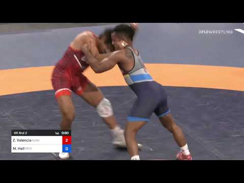 86 Kg Rr Rnd 2 - Zahid Valencia, Sunkist Kids Wrestling Club Vs Mark Hall, PRTC - TMWC
