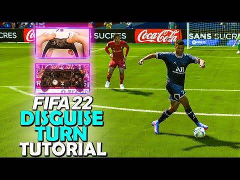 GET AWAY from DEFENDERS with this TURN/TOUCH in FIFA 22 | DISGUISE TURN TUTORIAL | FIFA 22 TUTORIAL