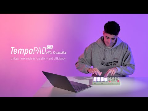 Synido TempoPAD C16 Wireless 16-Pad Wireless MIDI Controller image 2