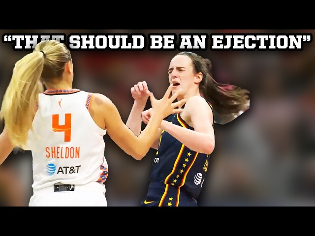 Caitlin Clark gets shoved to the ground and her coach is mad no one was ejected for it, a breakdown