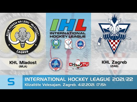 Highlights - IHL 2021/22 Seniori - KHL Mladost vs KHL Zagreb