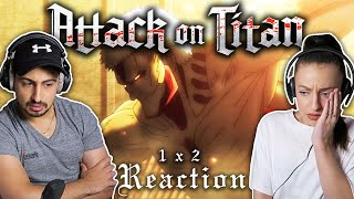 Attack on Titan Episode 2 REACTION!  1x02  That Da
