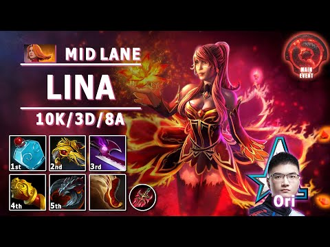 Lina Mid Lane | Ori Pos 2 Lina Play | 7.32c | Aster vs PSG.LGD | TI 2022 Lower Bracket R4