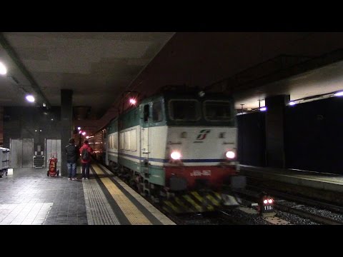 E656.063 + Materiale Vuoto dell' IC 533 con E402.150 guasta, in arrivo a Roma Termini!