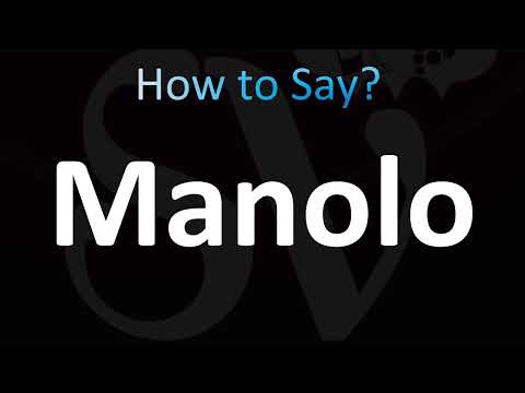 How to Pronounce Manolo (CORRECTLY!)