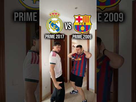 Real Madrid 2017 vs Barcelona 2009 ⚔️🔥 #realmadrid #fcbarcelona