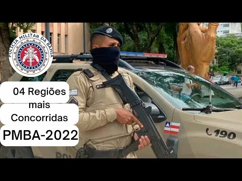 Regiões mais concorridas Concurso PMBA 2022
