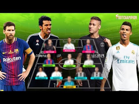 Best Team Of The Years 2017 ⚽ FIFPro World XI 2017 ⚽ Footchampion Video