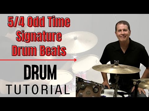 5/4 Odd Time Signature Drum Beats - Odd Time Drum Lessons