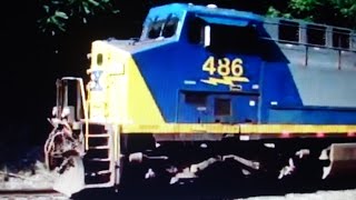 preview picture of video 'CSX 486 & 937 in Catoctin'