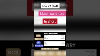 delhi Vs bangalore short highlights | dc vs rcb highlights | ipl 2022 highlights today #ipl #bcci