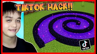 Download lagu TEST THE TRUENESS OF THE CLICK-BAIT TIKTOK HACK!! Feat @sapipurba Minecraft mp3