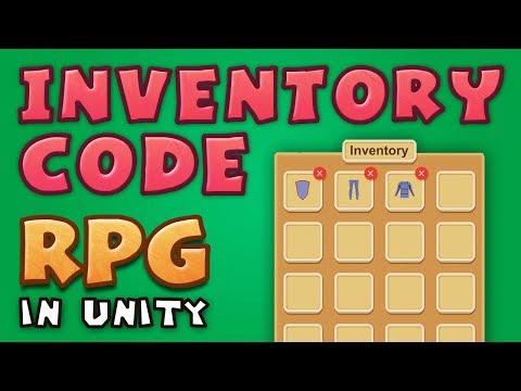 INVENTORY CODE - Making an RPG in Unity (E06)