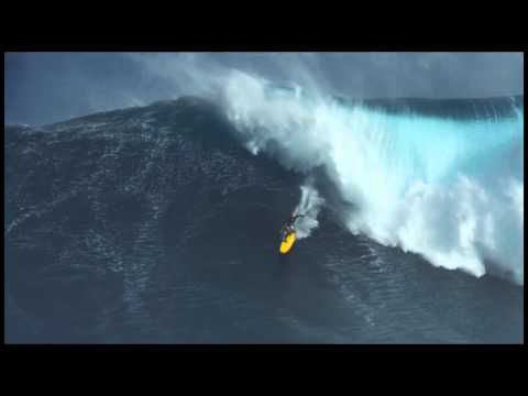 Danilo Couto Paddles in at Jaws Ride of the Year Entry in Billabong XXL Awards