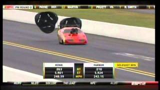 Pete Farber Danny Rowe Melanie Troxel interview Rnd2 Pro Modified Get Screened America Series Z Max Dragway 2011