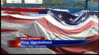 Vandals destroy American flag at Albuquerque business