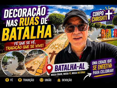 BATALHA - AL: VEJA COMO FOI A DECORAÇÃO NAS RUAS PARA CORPUS CHRISTI 2026