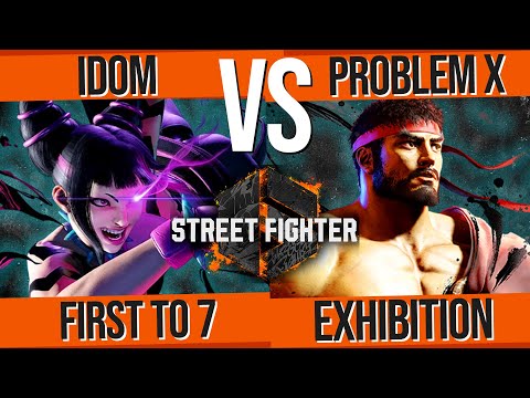 [SF6] HIGH LEVEL GAMEPLAY - iDom vs Problem X - FT7 Exhibition